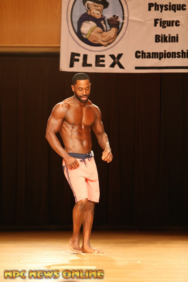 FREDDIE AUSTIN men's physique Class A 2nd 2015 npc Ruby championships
