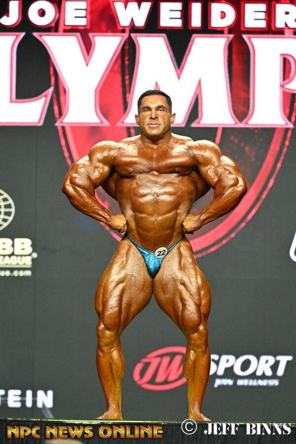 Derek Lunsford（2026 Mr Olympia・3位）